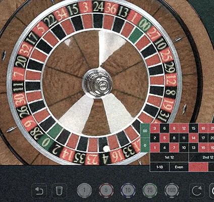 American Roulette is one of the game variations you will find at Bodog