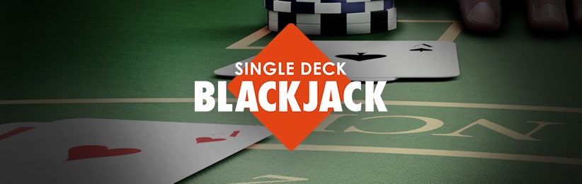 Single Deck Blackjack online game
