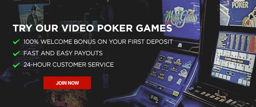 Play Video Poker Casino Game for Real Money